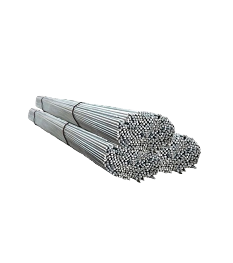 Pocinkovane metalne šipkice za ograde i konstrukcije, otporne na koroziju i vremenske uslove.